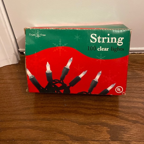 🧡 100 clear string lights - Picture 1 of 4